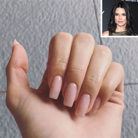 For the tail-end of winter, Kendall Jenners dark red nails are timeless, chic, and more than a little vampy especially when paired with the velvet slip dress she wore to an exclusive Grammys after-party dinner. . Kendall jenner nails